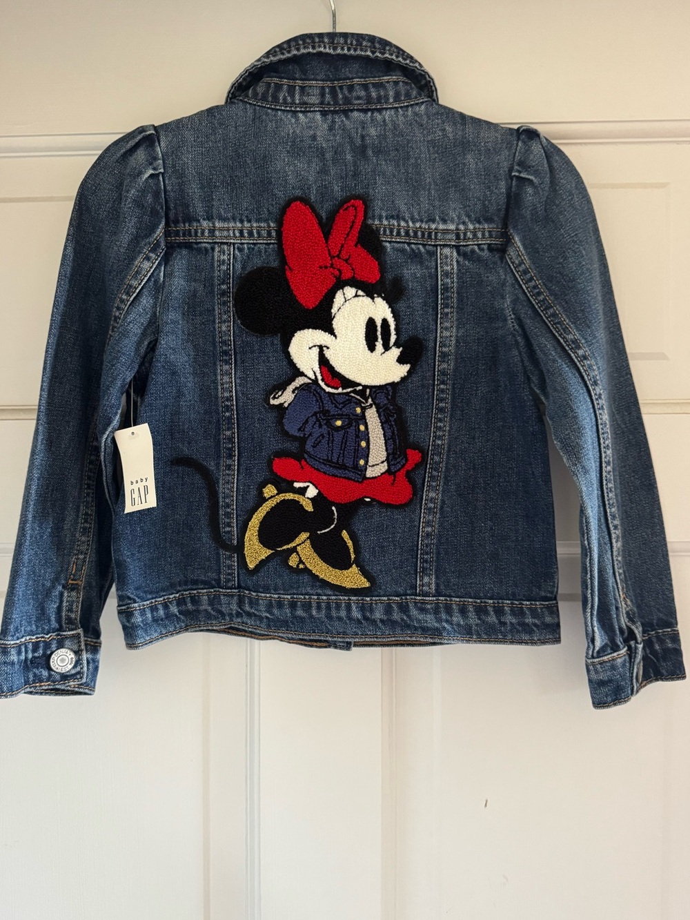 Gap × Disney Baby & Toddler Minnie Mouse Icon Denim Jacket (Size 5)
